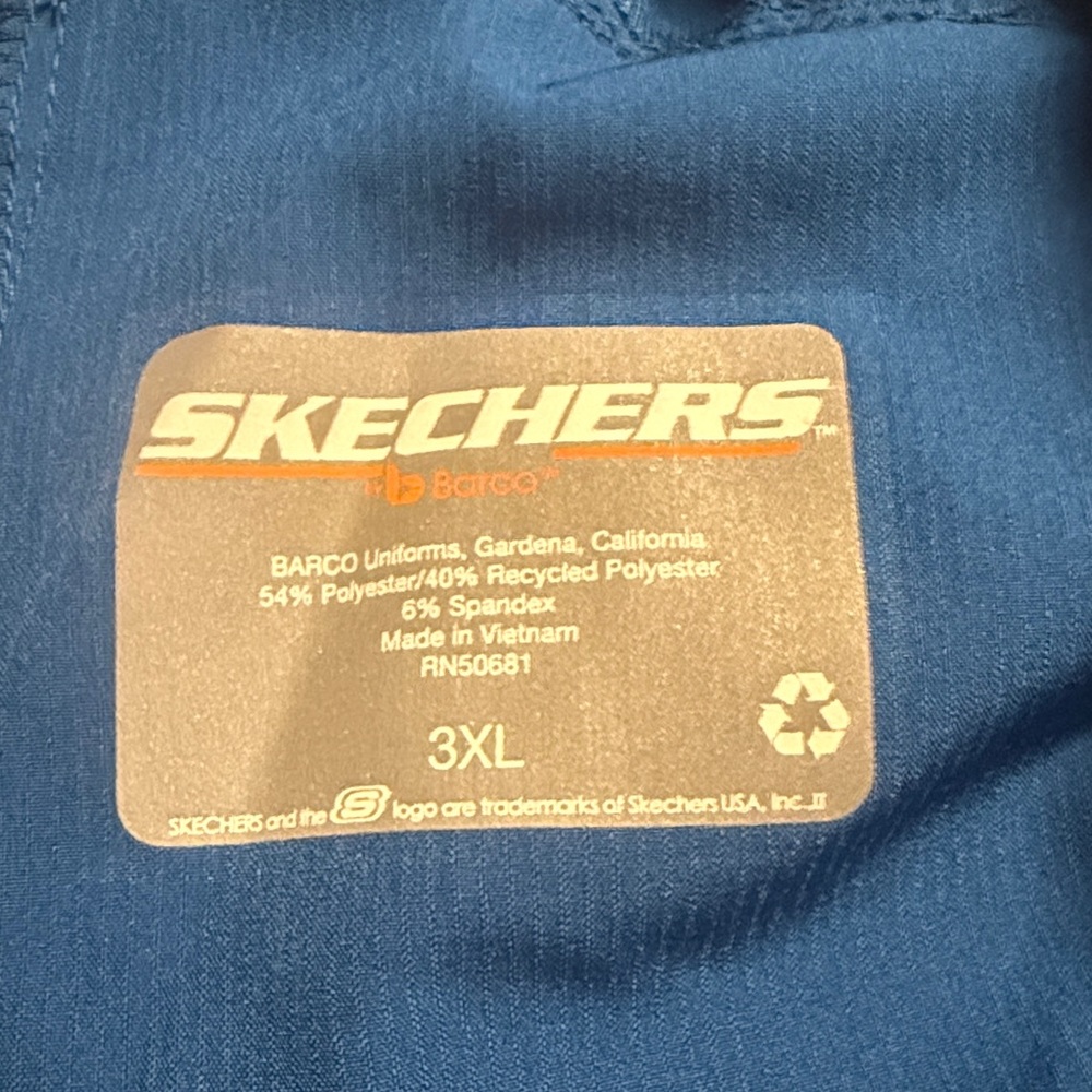 NWT Blue Skechers Scrub Pants - Picture 5 of 5